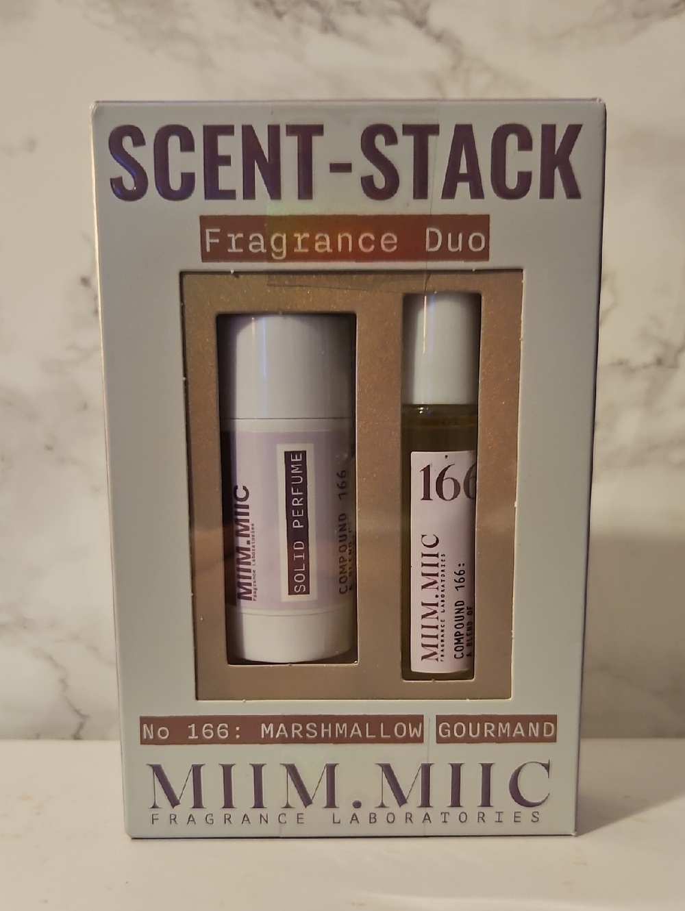 Mim.Miic Scent stack fragrance duo - #166 Marshmallow Gourmand